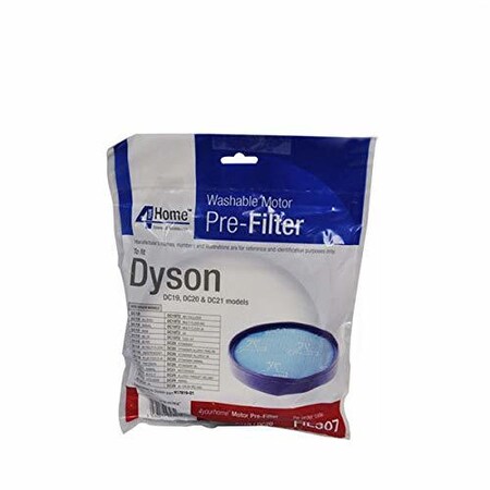 Envirocare TVP Replacement for Dyson DC19, DC20, DC21 Canister Vacuum Cleaner Pre Motor Fil DyFil_F626_EV_1-3
